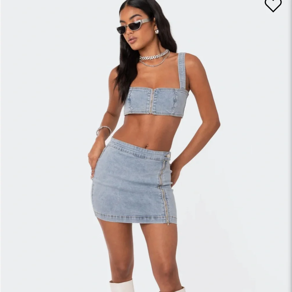 Edikted denim set - Picture 2 of 4